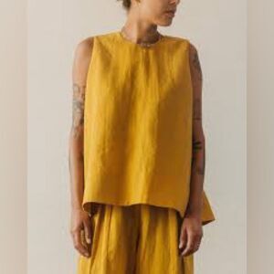 La Rae Collection Linen Blouse Size Medium